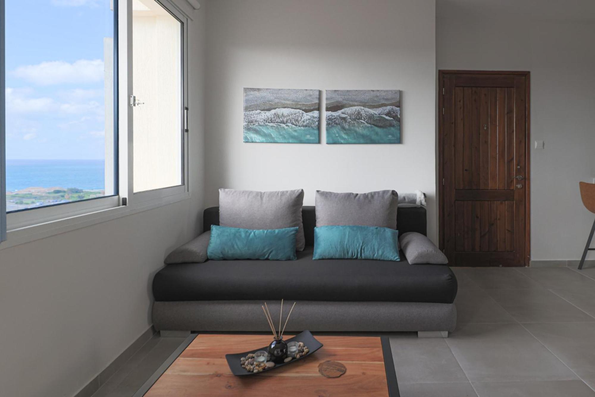 Eden Blue-Horizon 1B, Paphos, Sea View, Pool Daire Konia Dış mekan fotoğraf