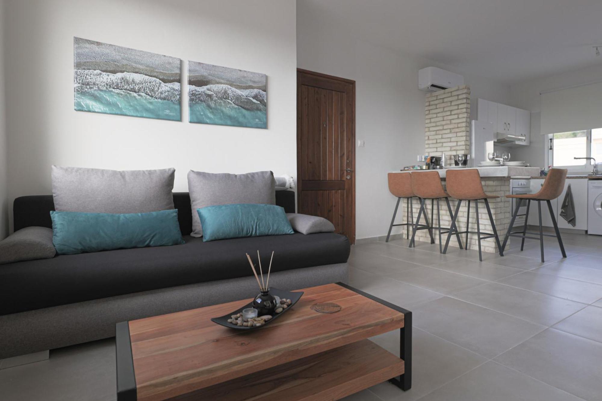 Eden Blue-Horizon 1B, Paphos, Sea View, Pool Daire Konia Dış mekan fotoğraf
