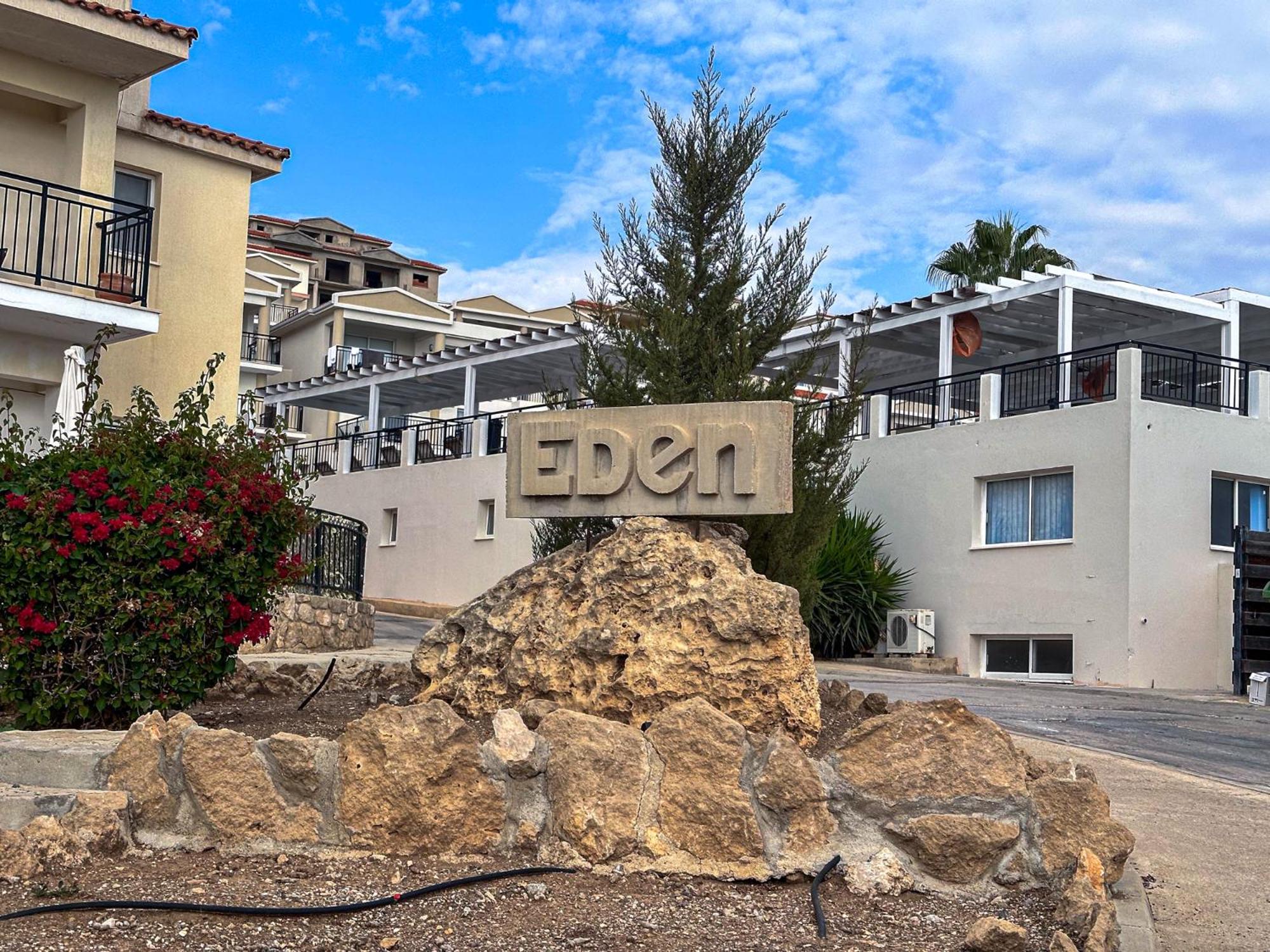 Eden Blue-Horizon 1B, Paphos, Sea View, Pool Daire Konia Dış mekan fotoğraf